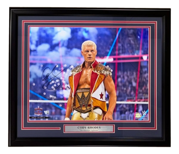 Sports Integrity Cody Rhodes Signed Framed 16x20 WWE Bad Blood Photo Fanatics Review