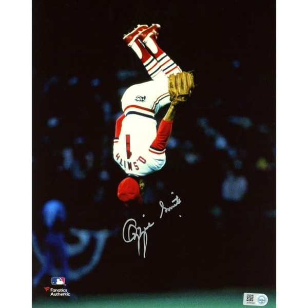 Sports Memorabilia Review: Sports Memorabilia Ozzie Smith St. Louis Cardinals Autographed 8'' x 10'' Vertical Flip Photograph Reviews