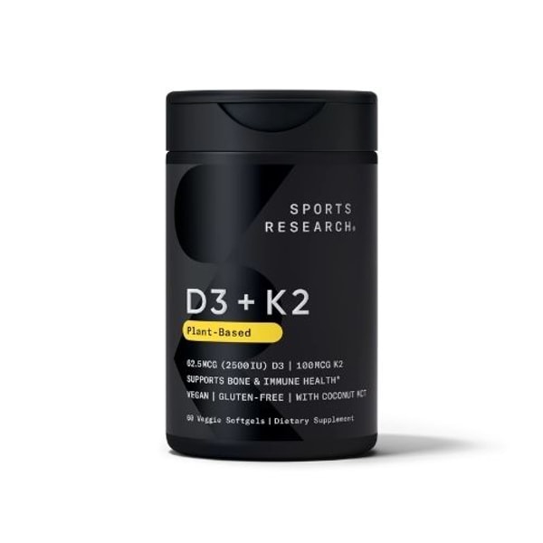 Sports Research Vitamin D3 + K2 Reviews