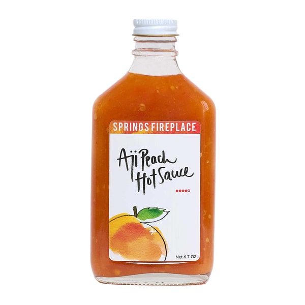 Springs Fireplace Aji Peach Hot Sauce Review