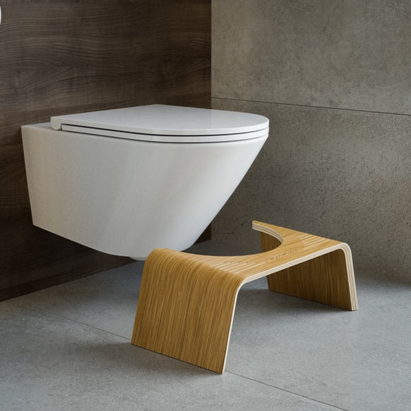 Squatty Potty Slim Teak Review