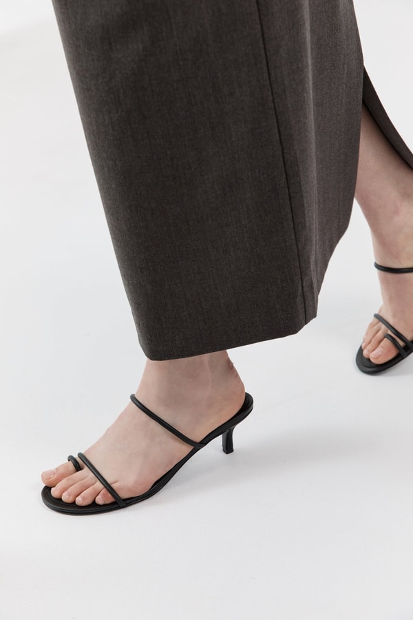 St. Agni Minimal Strap Heel Black Reviews