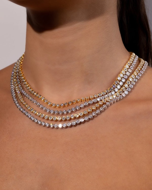 Sterling Forever Helene Tennis Necklace Review