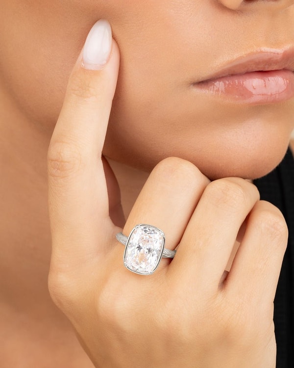 Sterling Cushion Cocktail Ring Review