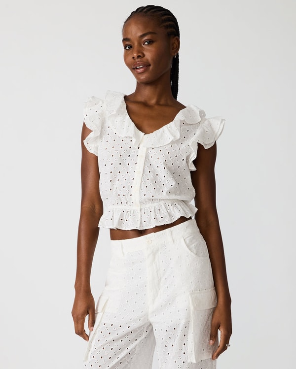 Steve Madden Mayra Top White Review
