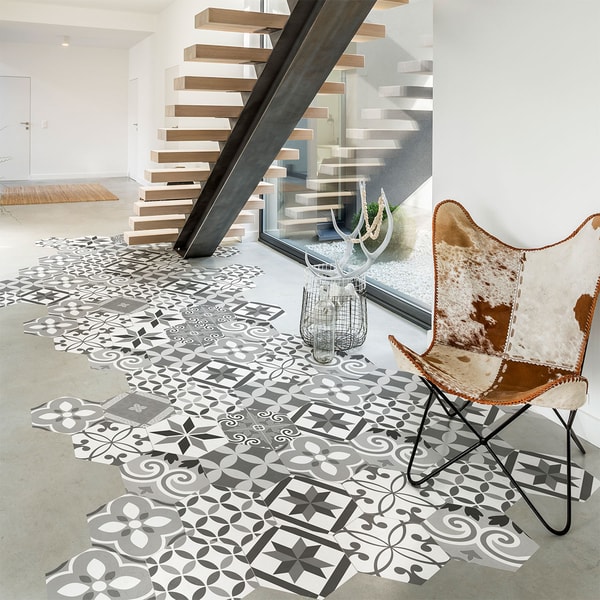 Ambiance Stickers carrelages hexagones sol micalina anti-d&eacute;rapant Avis