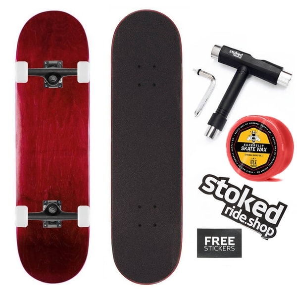 Stoked Ride Shop Blank Skateboard Complete Reviews
