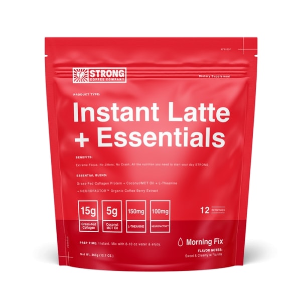 Strong Coffee Company Review: Strong Coffee Company Instant Latte Reviews: Vanilla