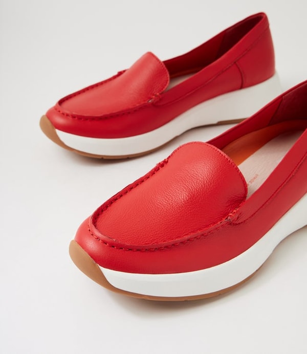 Styletread Tru Step Red Leather Sneakers Review