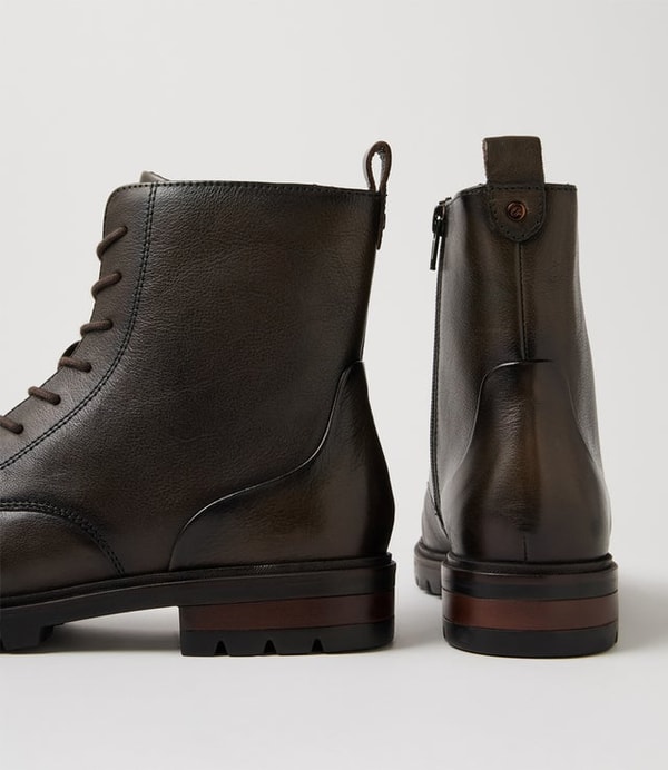 Styletread Cambridge 60 Forest Green Leather Lace Up Boots Review