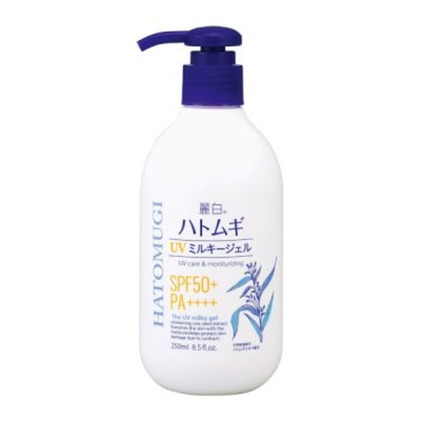 Stylevana KUMANO COSME - Reihaku Hatomugi UV Care & Moisturizing The UV Milky Gel SPF50+ PA++++ Review