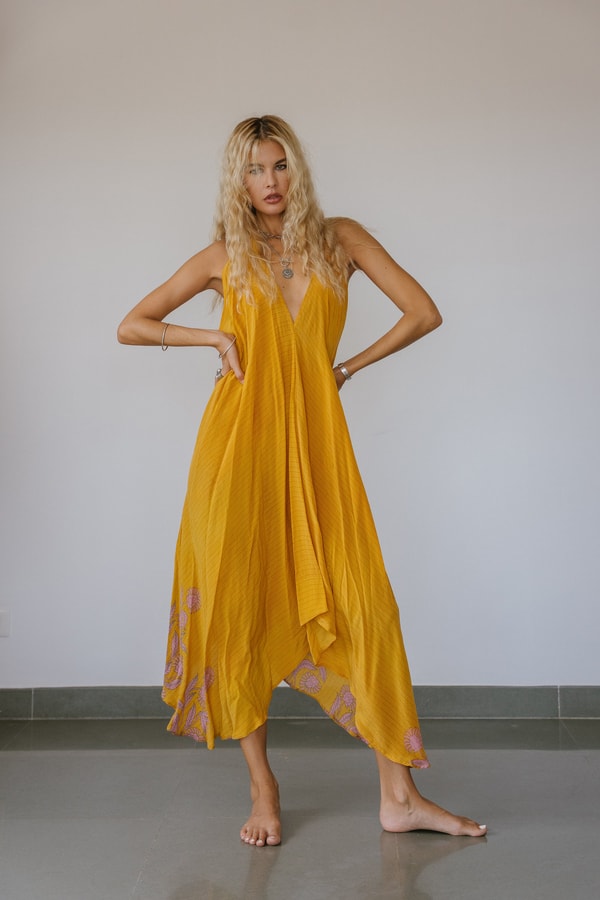 Sun Child Classic Silk Dress - Tokyo Review