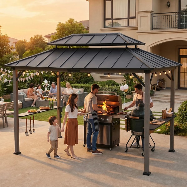 SUNJOY 3.6m x 2.4m Grill Gazebo Review