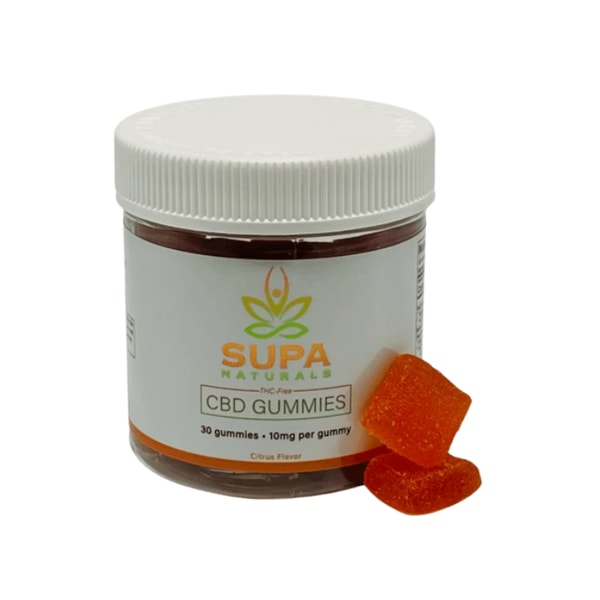 SUPA Naturals THC-free CBD Gummies 30ct Reviews