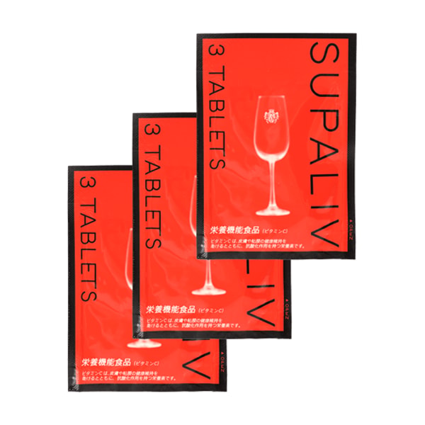 SUPALIV 3 tablets x 3 bags set レビュー