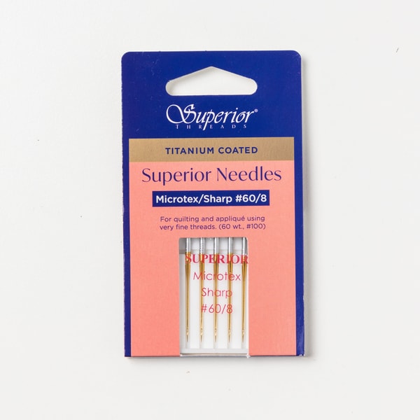 Superior Threads #60/8 MicroTex Titanium-Coated Needles Review