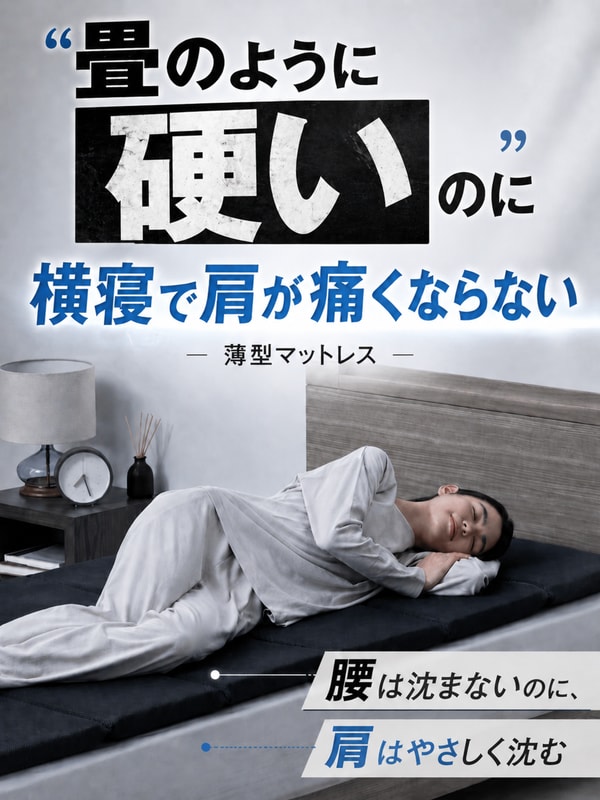 SURVAQ Store 畳のように硬い薄型マットレス レビュー