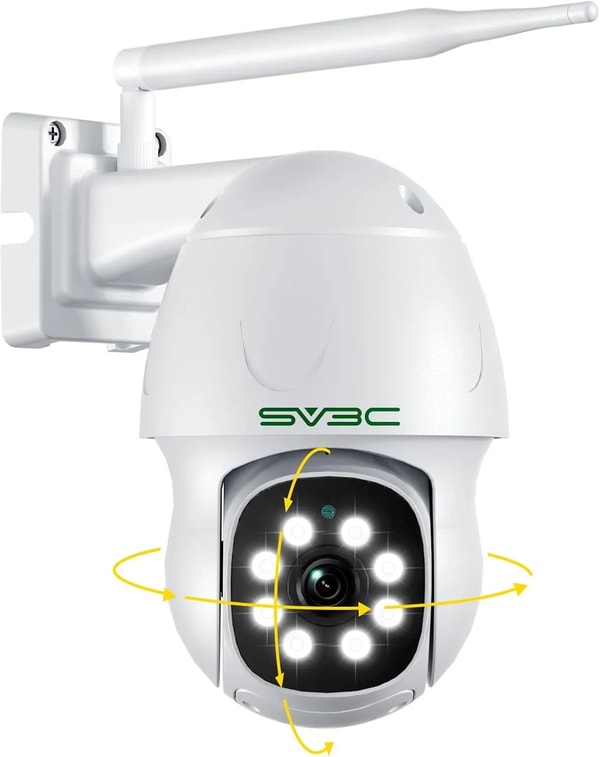 SV3C 4K PTZ POE Wired & WiFi Security Camera Outdoor Review