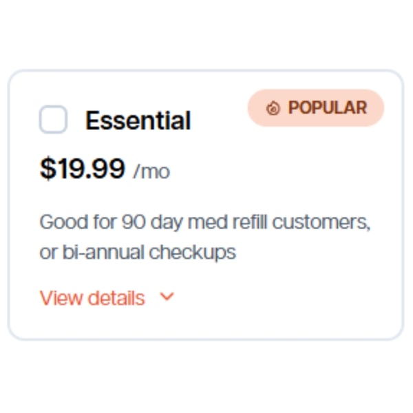 Symliphy Health Essential Care Plan Review