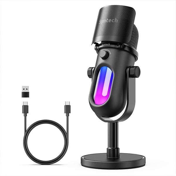 Syntech RGB GlowMic USB Condenser Microphone Review