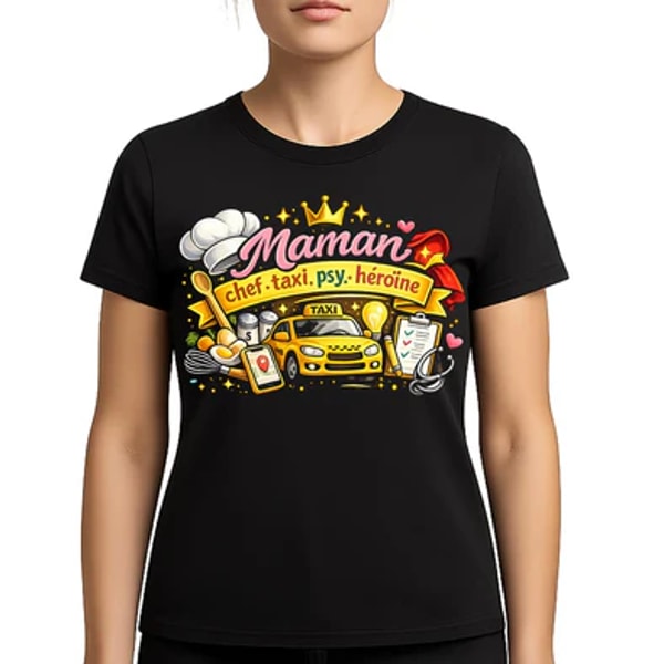 Maxi Shirt T-shirt Maman Chef Taxi Avis
