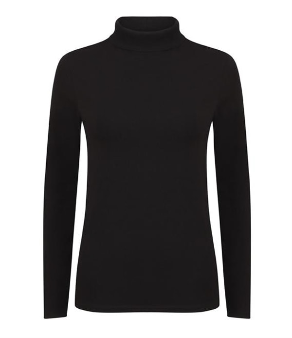 T-shirt Plein SF Ladies Feel Good Stretch Roll Neck T-Shirt Beoordeling