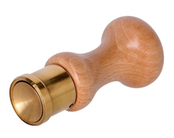 Tagliapasta Round Shaped Brass Stamp with Automatic Review