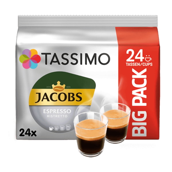TASSIMO JACOBS Espresso Ristretto Big Pack Bewertung