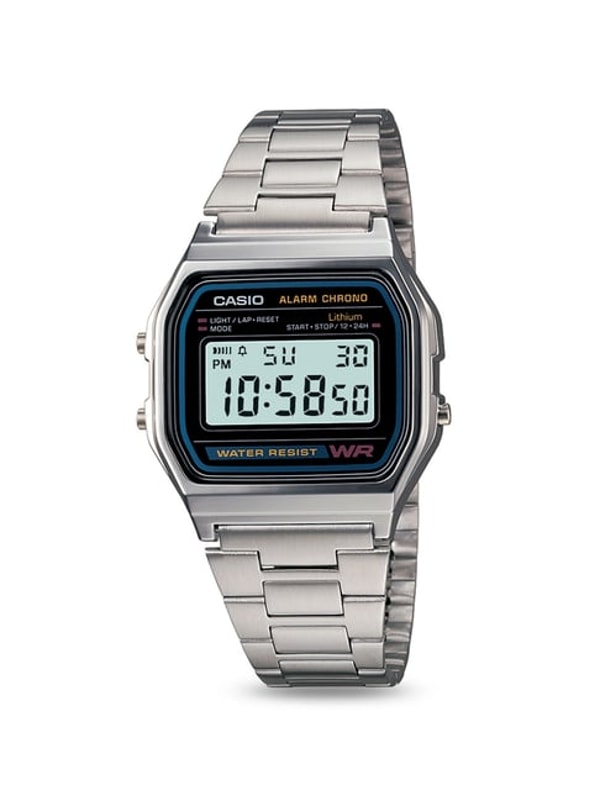 Tata CliQ Casio Vintage A158WA-1DF Black Digital Dial Silver Stainless Steel Band D011 Review