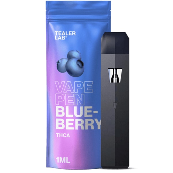 Tealerlab Blueberry THCA Vape Pen Review