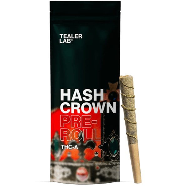 Tealerlab Hash Crown THCA Pre-Roll Review