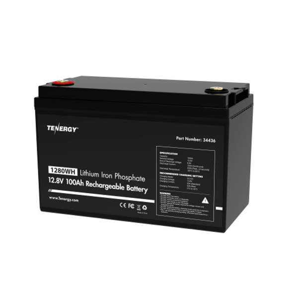 Tenergy LiFePO4 12.8V 100AH Deep Cycle Battery Reviews