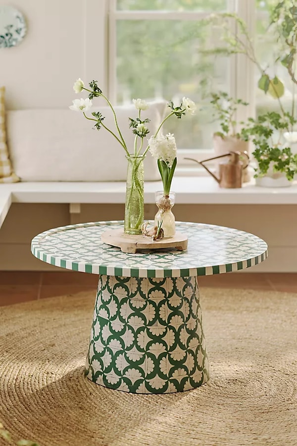 Terrain Resin Overlay Pedestal Coffee Table Review