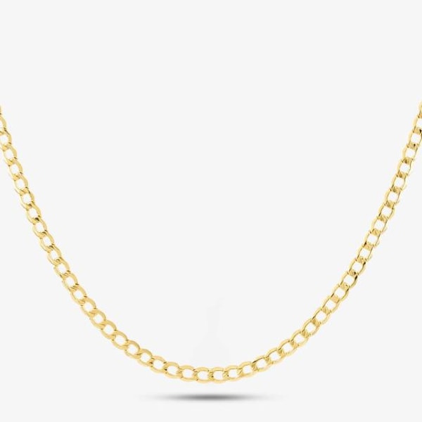 T.H.Baker 9ct Yellow Gold Fine Curb Chain Review