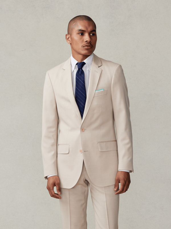 The Black Tux Tan Suit Review