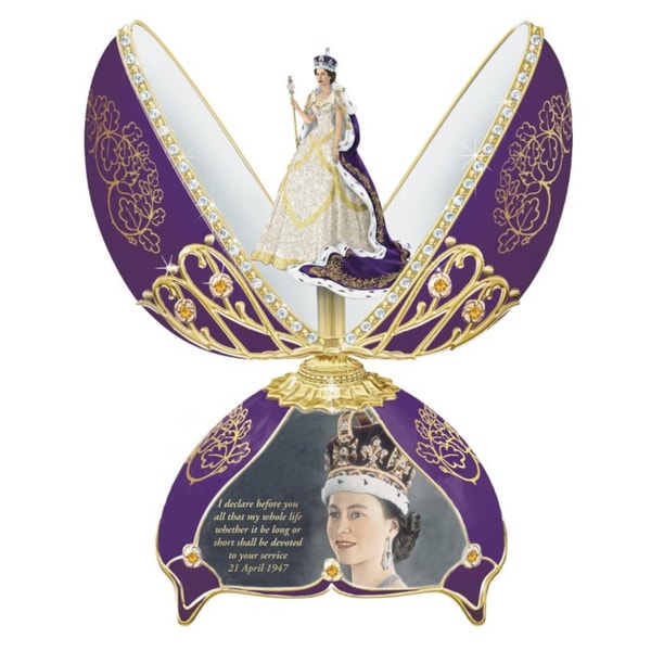 The Bradford Exchange Her Majesty Queen Elizabeth II Musical Egg Review