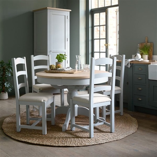 The Cotswold Company Chester Dove Grey Extending Dining Table Review