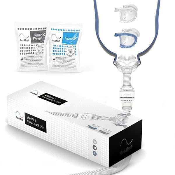 The CPAP Shop AirMini Setup Pack: AirFit P10 Nasal Pillow CPAP Mask Review