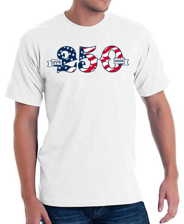 The Flag Shirt Dual Scroll Made in USA - 250th Anniversary Reviews