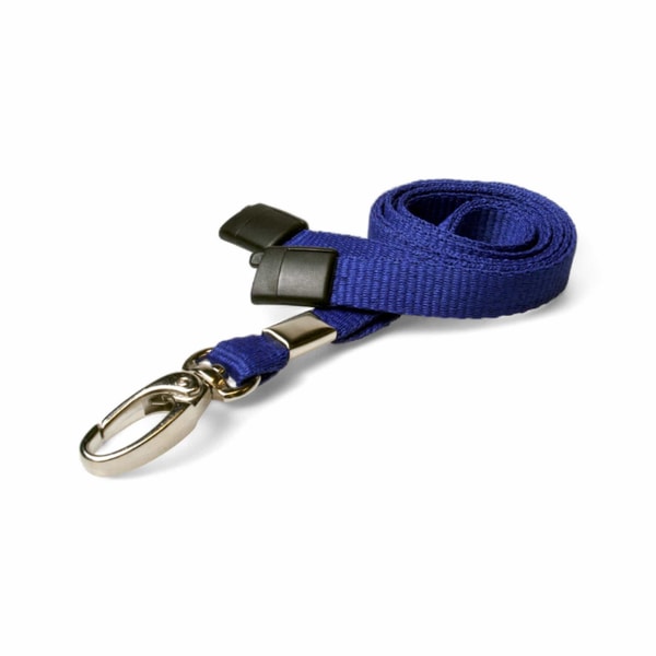 The Lanyard Shop Navy Blue Lanyard with Safety Breakaway & Metal Lobster Clip Review