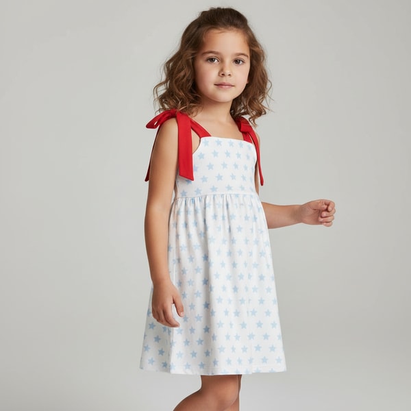 The Little Lemons Company Red White and Stars Girls Dress Review