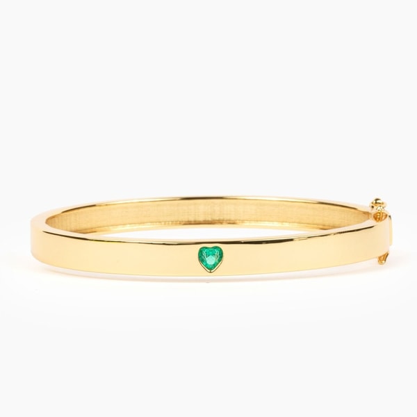 The Modern Gem Co Esme Heart Bangle Bracelet Review