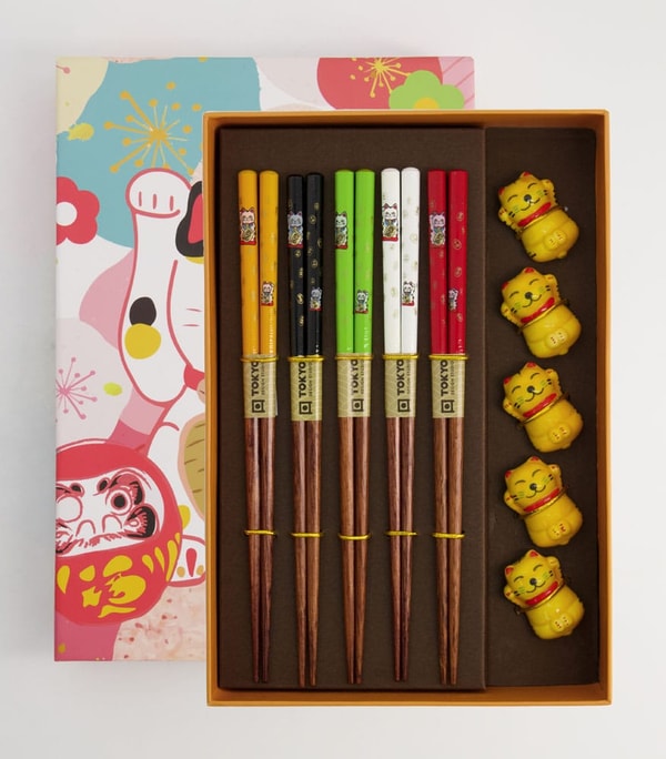 The Oriental Shop Essst&auml;bchen Set Lucky Cat Bewertung