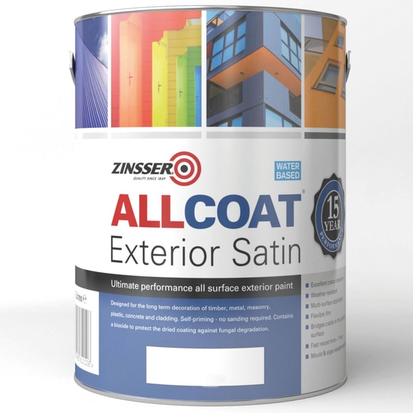 The Paint Shed Zinsser Allcoat Water Based Exterior Satin Review