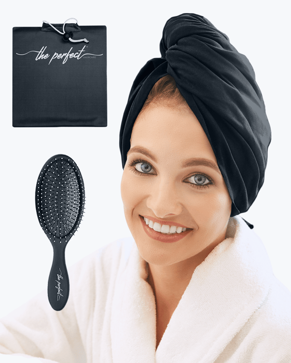 The Perfect Haircare Smooth Microfiber Hair Towel with Wet / Dry Hair Brush Review