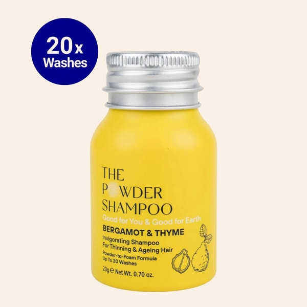 The Powder Shampoo Invigorating Shampoo For Thinning & Ageing Hair Bergamot, Biotin, Ginger & Ginseng Review