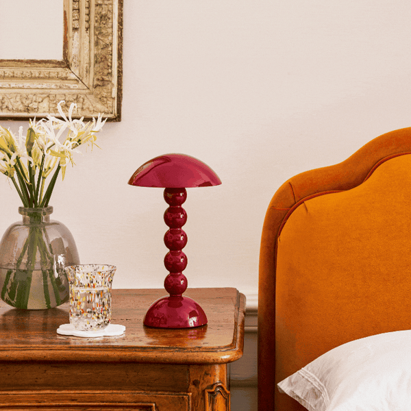 The Roost Cherry Lacquer Rechargeable Bobbin LED Lamp Review