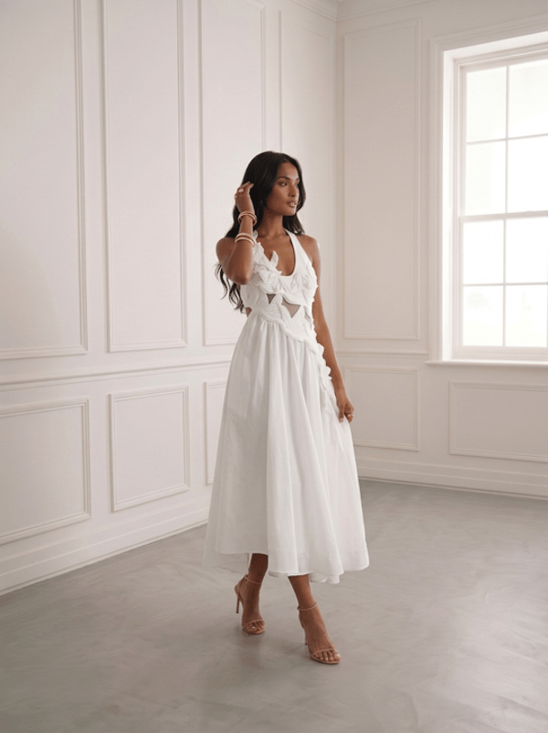 The Styled Insider Cotton Applique Midi Reviews