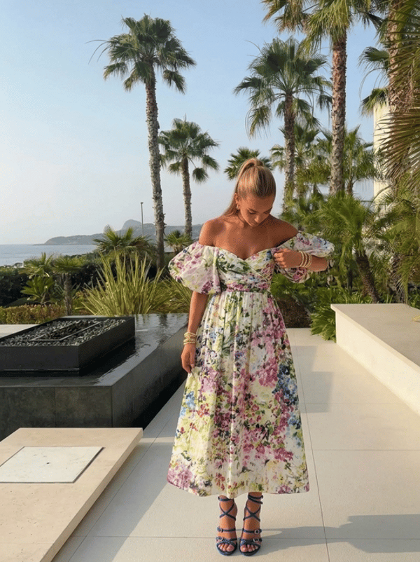The Styled Insider Floral Off Shoulder Midi Reviews