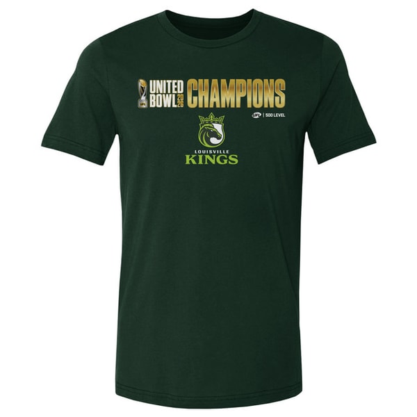 The UFL Louisville Kings UFL Champions 2026 T-Shirt Forest Green Review